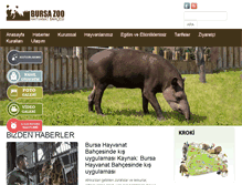 Tablet Screenshot of bursahayvanatbahcesi.com